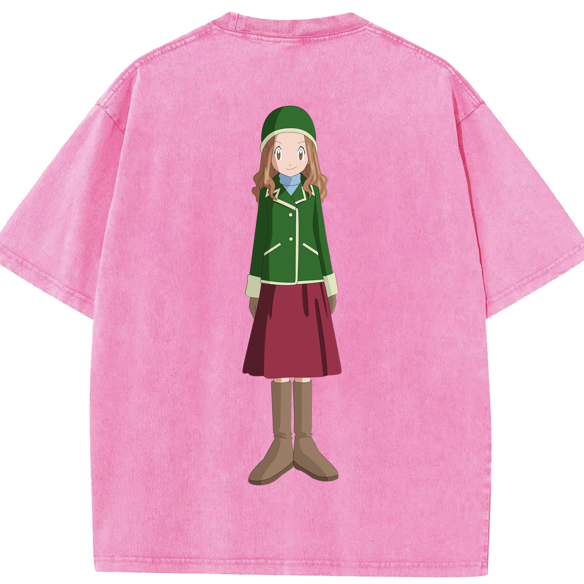 （画像用） Digimon デジタルモンスター/デジモン 綿100% ヴィンテージ風 半袖Tシャツ（背面プリント）